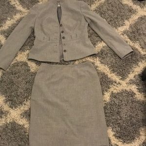 Gray suit